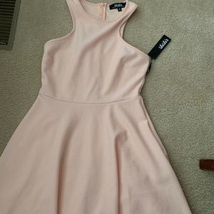 Lulu's Pink Skater Dress, Size M